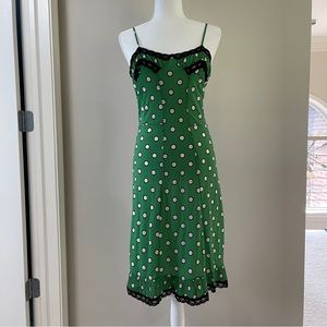 Jean Paul Gaultiere for Target slip dress with polka dots, size M